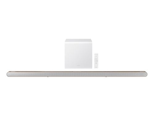 Ultra-slim 3.1.2ch. Wireless Dolby ATMOS Soundbar w/ Q-Symphony / HW-S801D - Teak