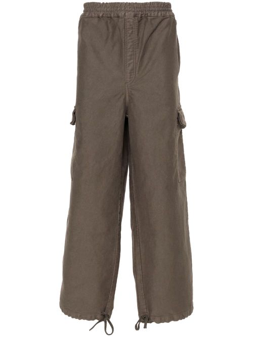 Forum Twill cotton cargo trousers - Brown