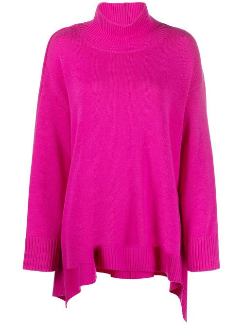 Valentino Garavani draped roll-neck jumper - Pink