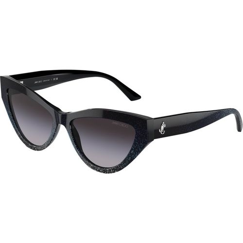 Jimmy Choo Woman Jimmy Choo JC5004 504587 Sunglasses Acetate Black Grey Cat Eye Normal Shaded