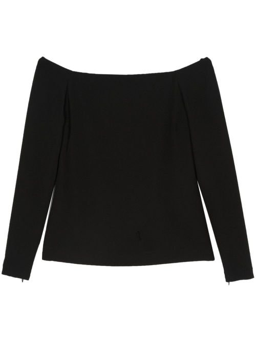 Off-shoulder blouse - Black