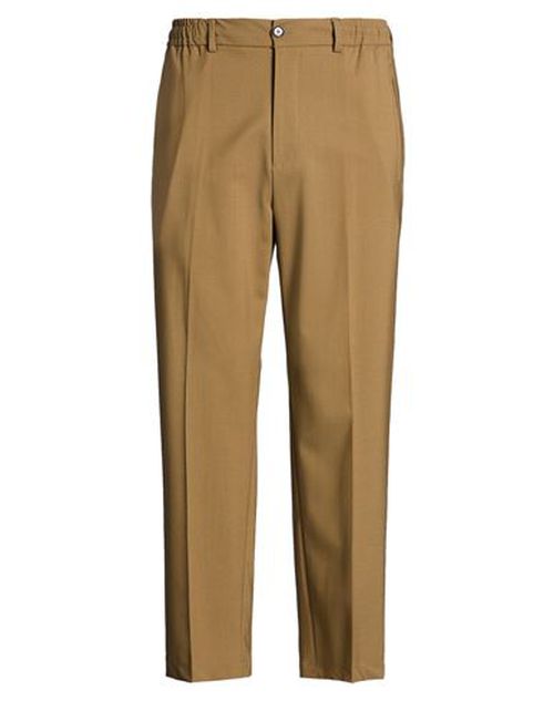 Man Pants Khaki Size 30 Virgin Wool, Elastane