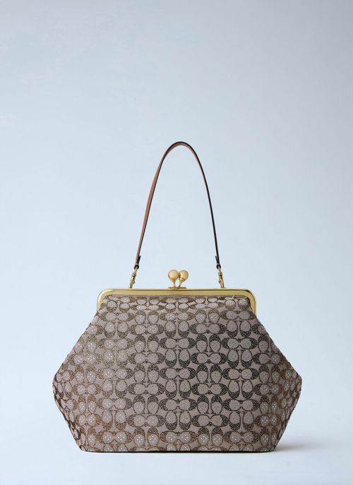 Large Kisslock Frame Bag
