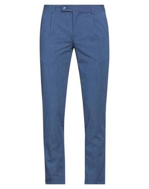 Man Pants Navy Size 34 Polyester, Viscose, Elastane
