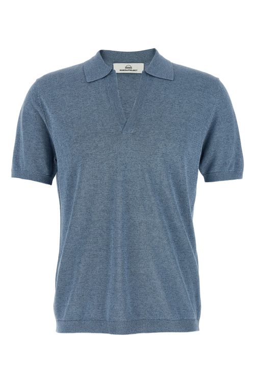 Open Collar Polo Shirt