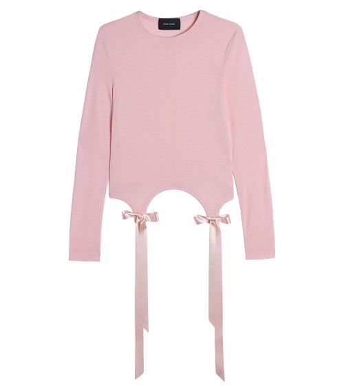 Light Pink Round Neck T-Shirt