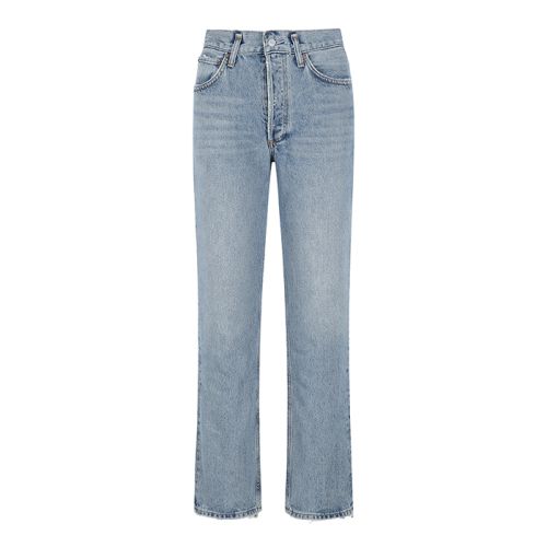 High-waisted bootcut jeans - Blue