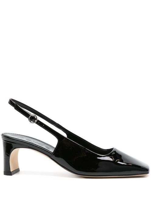 Eliza 55mm patent-leather pumps - Black