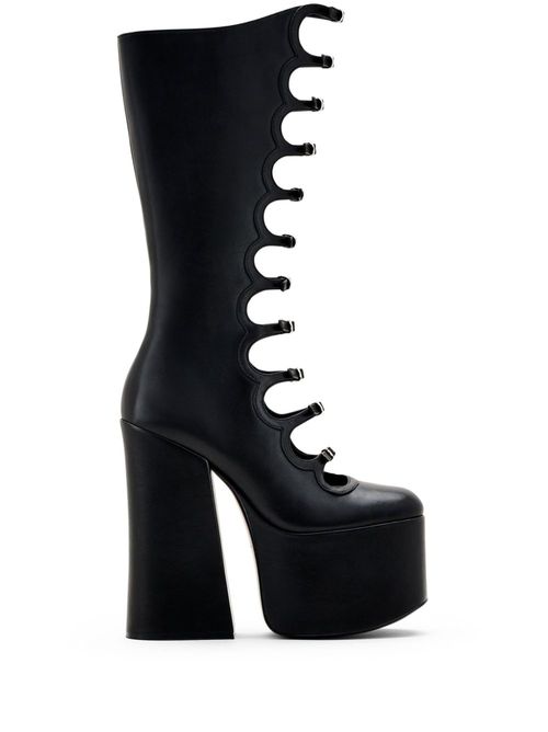 The Kiki 160mm leather boots - Black
