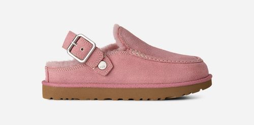 ® Women's Goldenstar Evelina Clog Sheepskin Shoes in Dusty Orchid