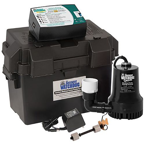 Special CONNECT Backup Battery Operated Sump Pump