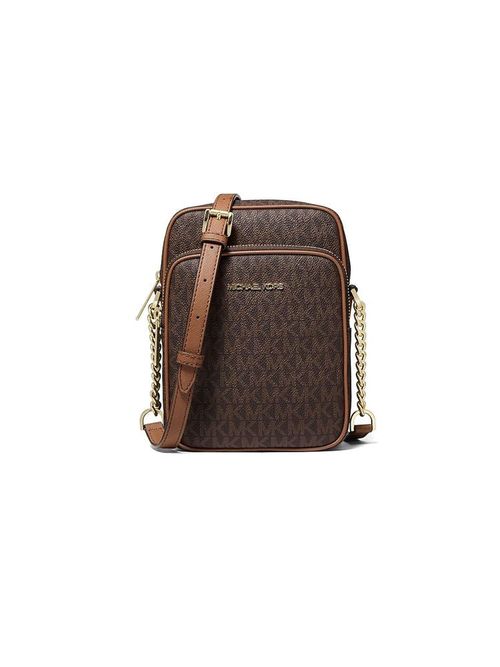 Jet Set Crossbody Bag — Brown