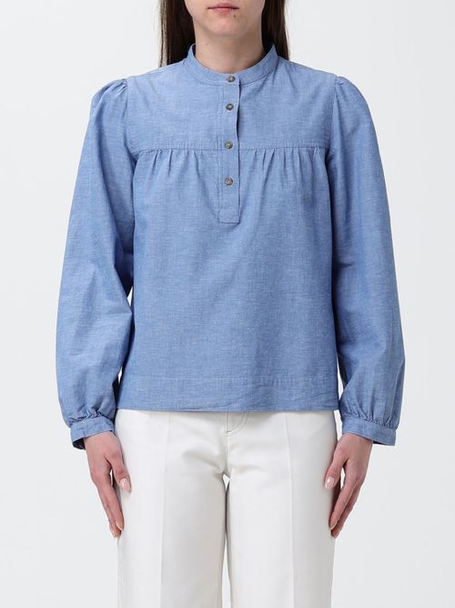 A. P.C. Shirt Woman color Blue