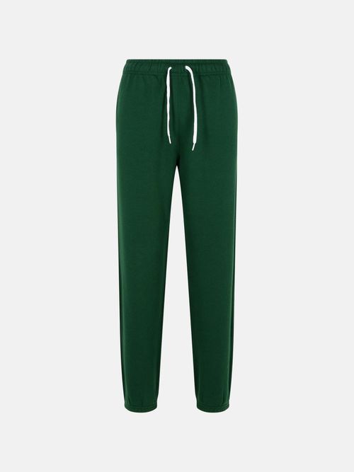 'Jogger' Green Cotton Blend Pants