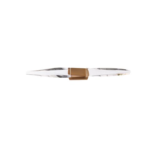 Kindjal 1-Light LED Bathroom Vanity Light in Aged Bra