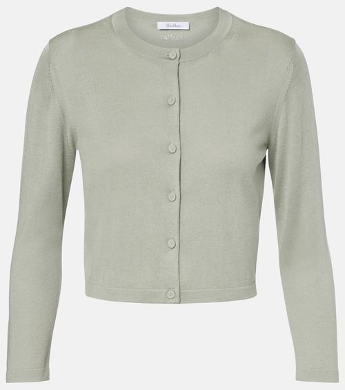 Faretra silk and cashmere cardigan