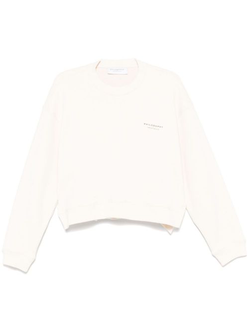 Logo-print sweatshirt - White
