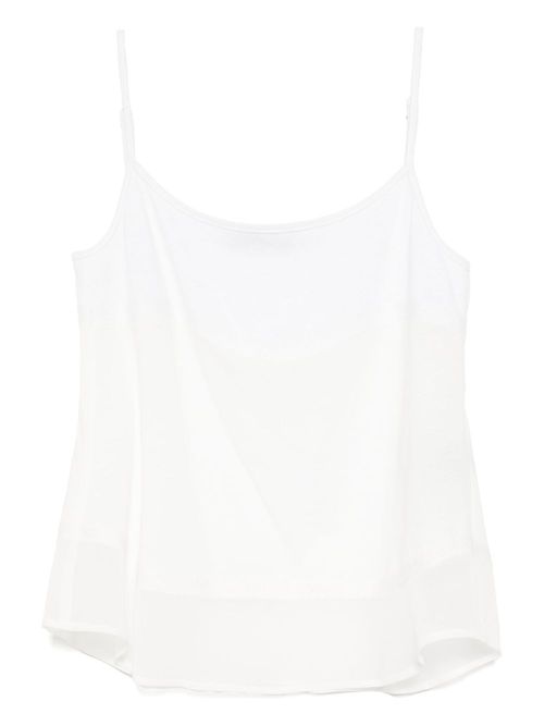Sleeveless tank top - White