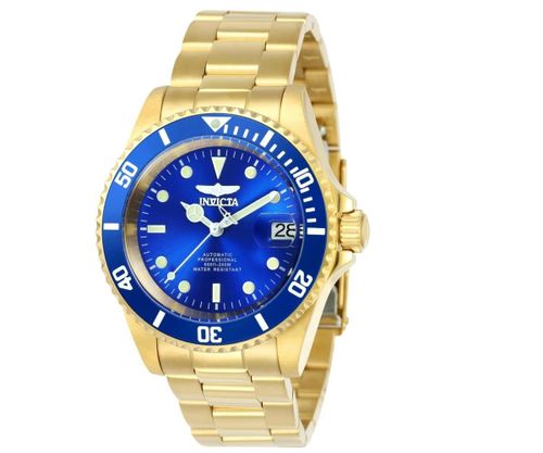 Men's 24763 Pro Diver Automatic 3 Hand Dial Watch - Gold