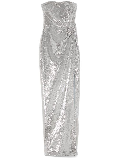 Sequin buckle gown - Silver