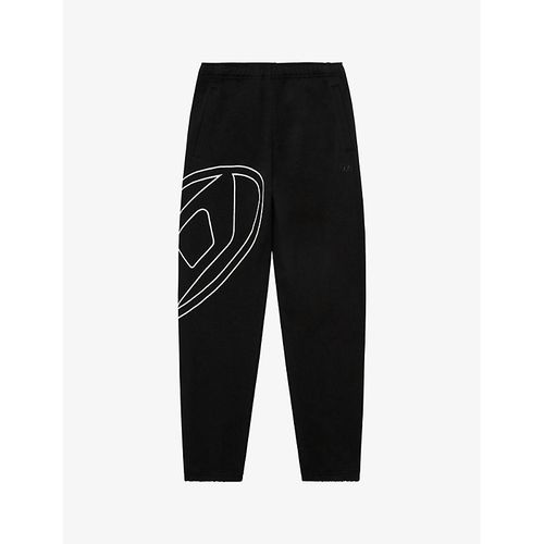 Mens 9XX P Marky Megoval Brand-embroidered Cotton Jogging Bottoms