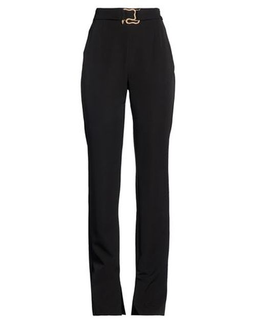 Woman Pants Black Size 6 Polyester, Elastane