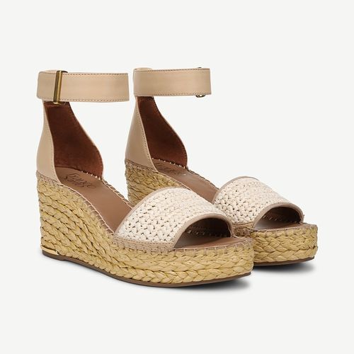 Shoes Clemens Espadrille Wedge Sandal Natural Beige Raffia