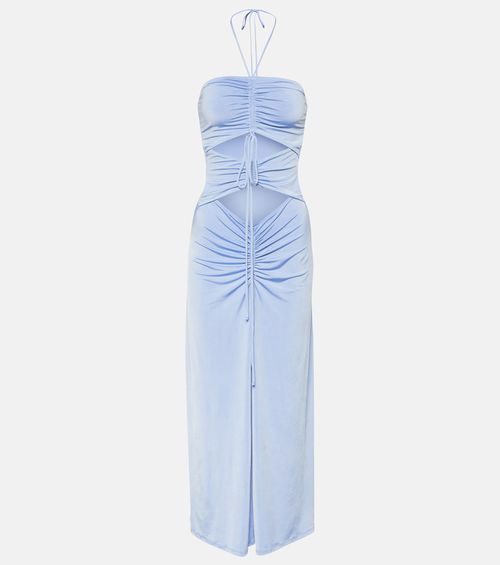Kira ruched midi dress