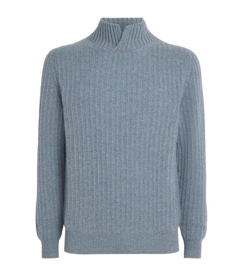 Cashmere High-Neck Sweater