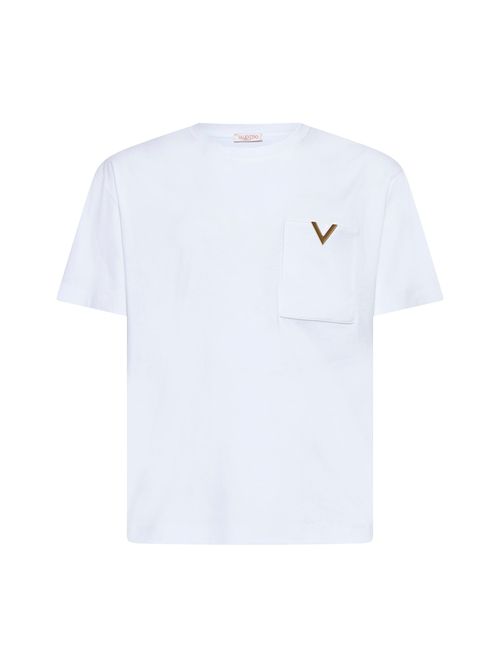 VALENTINO | Valentino V-logo cotton t-shirt| Man | L