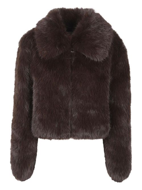 Faux Fur Coat — Brown