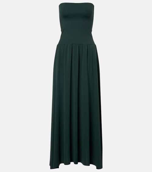 Oda jersey crêpe maxi dress