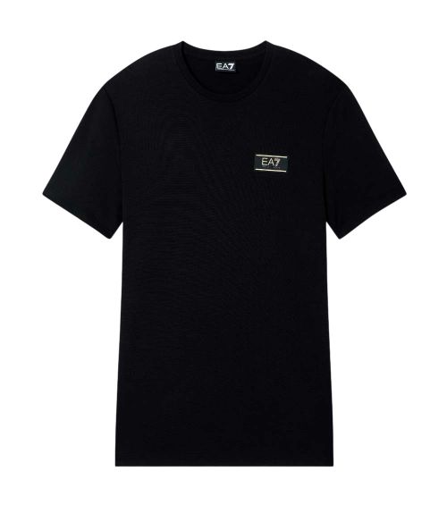 Black Solid Crew Neck T-Shirt