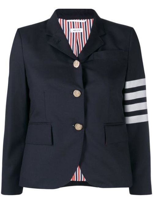 4-Bar plain weave suiting jacket