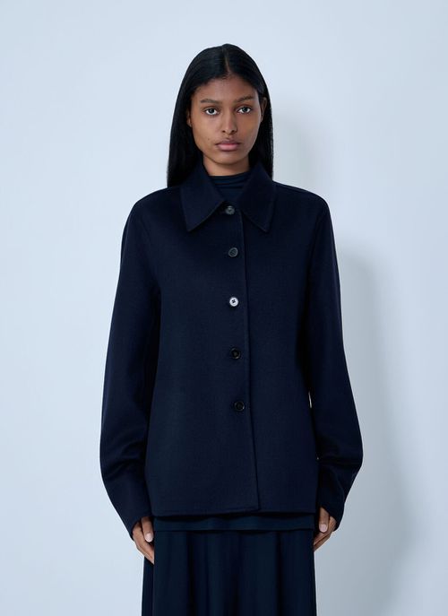 Cashmere Jacket - Woman Jackets Navy Fr