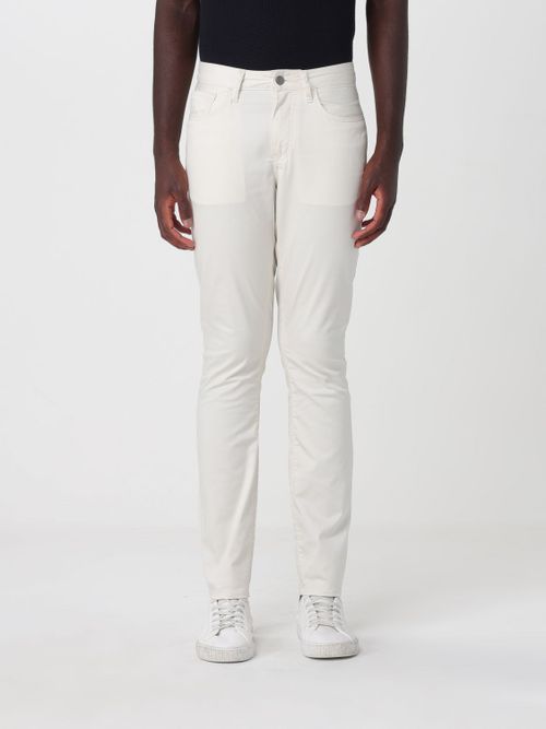 Pants Men color Yellow Cream