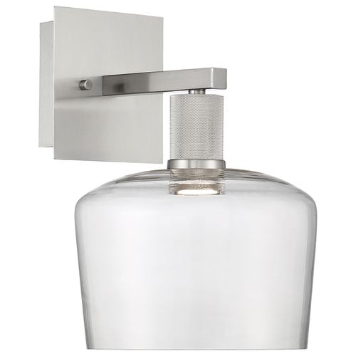Brushed Steel LED Wall Sconce from the Port Nine Chardonnay Collection