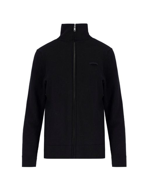 High Neck Zip Sweater