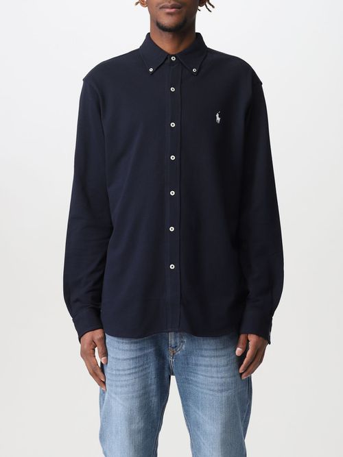 Shirt Men colour Navy