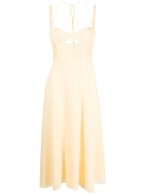 Abito bustier morbido dress - Yellow