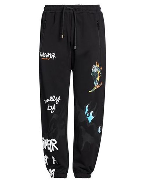 Man Pants Black Size XL Cotton