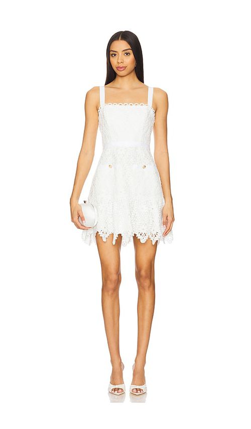 SAYLOR MINIKLEID VERENA in White. Größe S. Also in