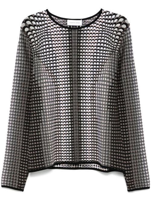 Logo-jacquard jumper - Grey