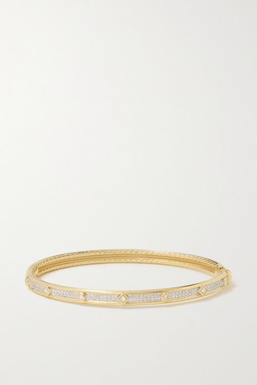 Modern Renaissance 18-karat Gold And Diamond Bracelet - One size