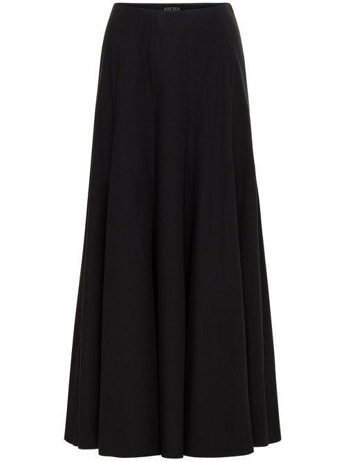 AZEEZA Soren midi skirt - ブラック