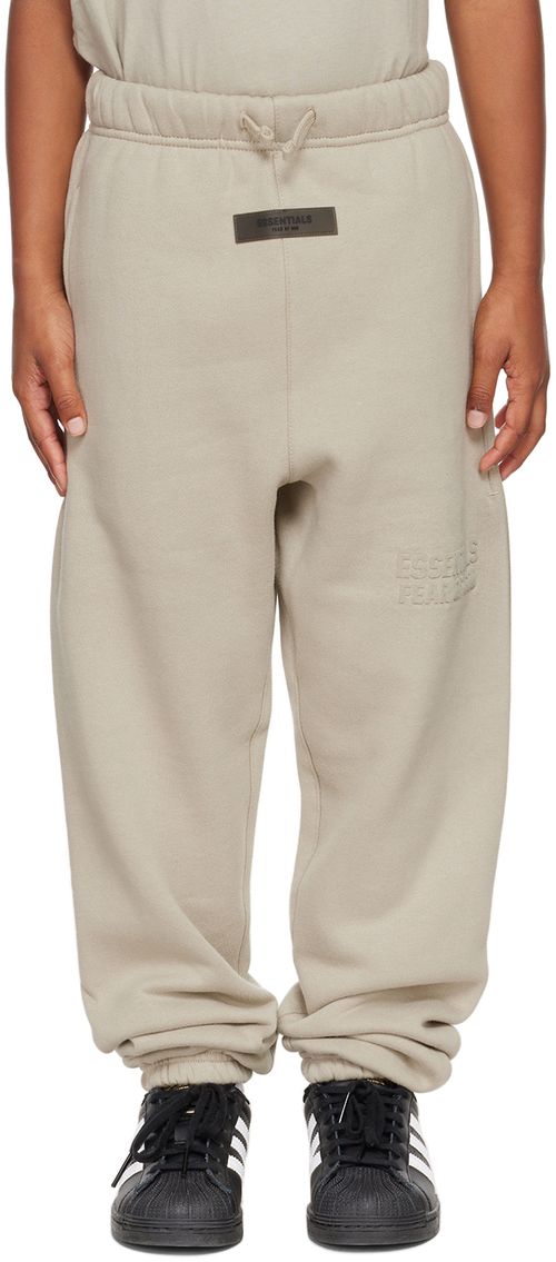 Kids Gray Logo Jogger Pants