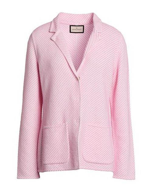 Woman Blazer Pink Size 6 Cotton, Viscose, Polyester