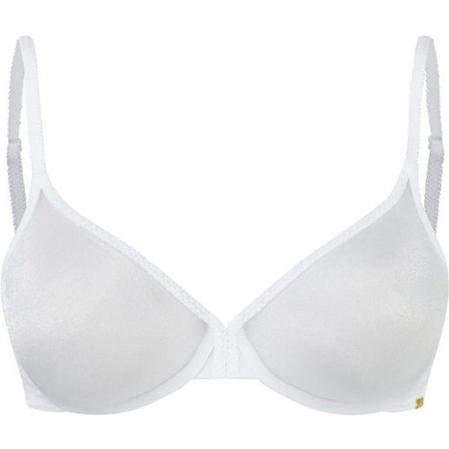 Glossies Sheer Moulded Bra - White