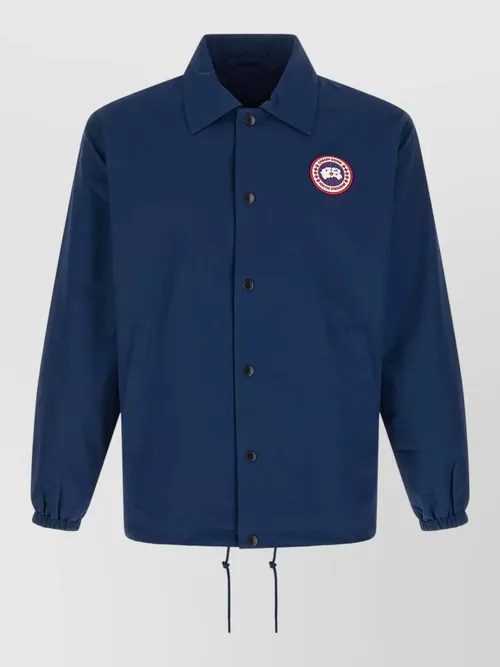 Canada Goose - cotton blend relaxed-fit windbreaker jacket