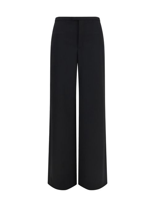 Lightweight Wool Trousers — Black